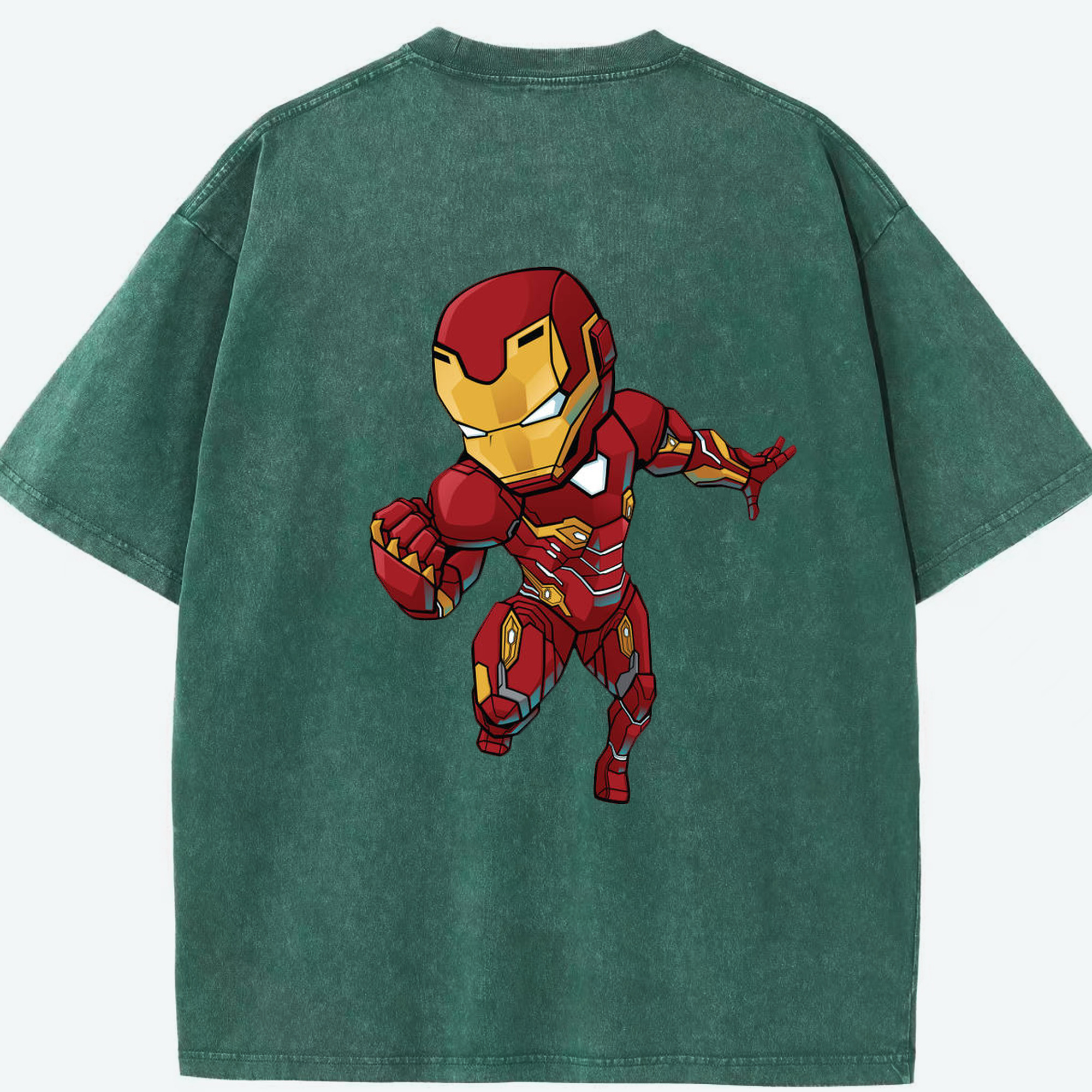 （画像用） アベンジャーズ The Avengers 綿100% ヴィンテージ風 半袖Tシャツ（背面プリント）